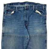 Dickies Double Knee Jeans - 38W 31L Blue Cotton