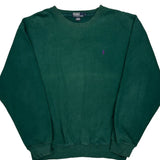 Polo By Ralph Lauren Sweatshirt - Large Green Cotton