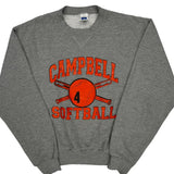 Campbell Softball Russell Athletic College Sweatshirt - Medium Grey Cotton