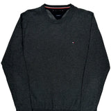 Tommy Hilfiger Sweater - Large Gray Cotton