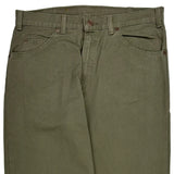 Levis Jeans - 34W 31L Green Cotton