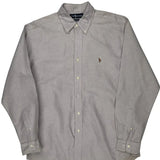 Yarmouth Ralph Lauren Shirt - Medium Gray Cotton