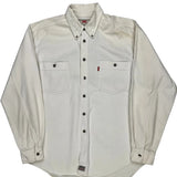 Levis Denim Shirt - Large White Cotton