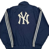 New York Yankees Adidas Mlb Track Jacket - Large White Polyester