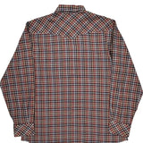 Wrangler Checked Flannel Shirt - Large Multicoloured Cotton
