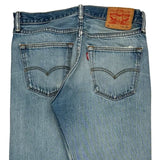 501 Levis Jeans - 33W 30L Light Wash Denim