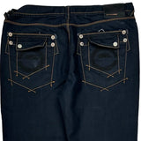 Kaalu Contrast Stitch Jeans - 38W 32L Dark Wash Cotton