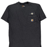 Carhartt Logo On Pocket Carhartt T-Shirt - Medium Gray Cotton