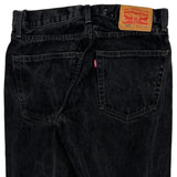 505 Levis Jeans - 32W 30L Black Cotton