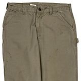 Carhartt Carpenter Pants - 34W 32L Khaki Cotton