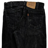 Levis 550 Jeans - 28W 30L Black Denim