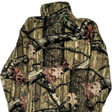 Mossy Oak Camo Fleece Jacket - Medium Khaki Polyester