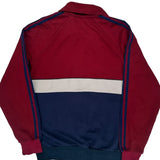 Adidas Striped Track Jacket - Medium Blue Polyester