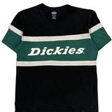 Dickies Striped T-Shirt - XL Black Cotton Blend