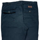Marlboro Classics Cargo Trousers - 36W 29L Blue Cotton