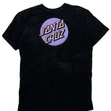 Santa Cruz Graphic T-Shirt - Small Black Cotton