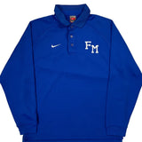 Fm Nike Polo Shirt - Medium Blue Polyester