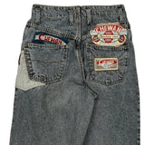 Chewan Hip Hop Jeans - 26W 28L Grey Denim