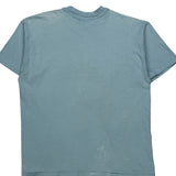 Hanes Graphic T-Shirt - XL Blue Cotton