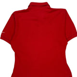 Nike Polo Shirt - Small Red Polyester