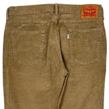 Levis Cord Pants - 34″ Waist Beige Corduroy