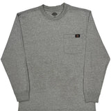 Dickies Long Sleeve T-Shirt - Medium Gray Cotton Blend