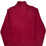 Hilfiger Varsity Tommy Hilfiger Zip Up - Large Red Cotton