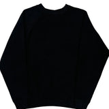90S Blank Ultra Fleece Sweatshirt - Small Black Cotton Blend