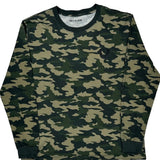 Spellout True Religion Camo Long Sleeve T-Shirt - Large Camo Cotton