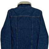 Levis Sherpa Lined Denim Jacket - Small Blue Denim