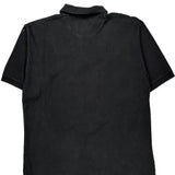 Chaps Ralph Lauren Polo Shirt - Large Black Cotton