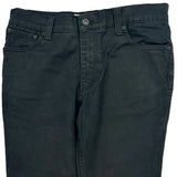 510 Levis Skinny Jeans - 34W 30L Black Cotton