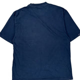 Single Stitch Chaps Ralph Lauren T-Shirt - XL Navy Cotton