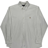 Ralph Lauren Shirt - Large White Cotton