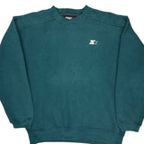 Starter Sweatshirt - Medium Green Cotton Blend