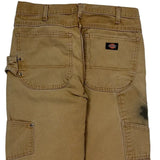 Dickies Carpenter Trousers - 30W 32L Brown Cotton