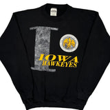 Iowa Hawkeyes Tultex College Sweatshirt - XL Black Cotton Blend