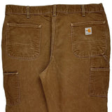 Carhartt Carpenter Pants - 38W 32L Brown Cotton Blend