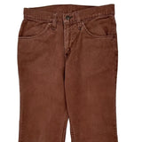 70S Made In USA Levis Flared Jeans - 28W 31L Brown Cotton