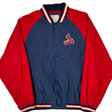 St. Louis Cardinals Mlb Baseball Jacket - Large Blue Polyester