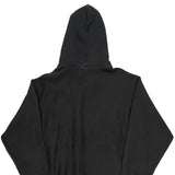 Reverse Weave Champion Hoodie - Large Black Cotton