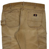 Dickies Carpenter Trousers - 40W 31L Brown Cotton