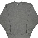 Blank Pro Club Sweatshirt - Large Grey Cotton Blend