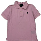 Age 5 Polo By Ralph Lauren Polo Shirt - XS Pink Cotton