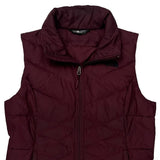 The North Face Gilet - Medium Burgundy Polyester