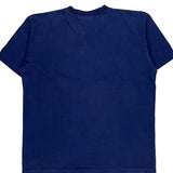 Single Stitch Unbranded T-Shirt - Medium Blue Cotton