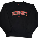 Oregon State Nike College Sweatshirt - Large Black Cotton