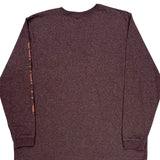 Carhartt Long Sleeve T-Shirt - 2XL Brown Cotton