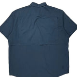 Carhartt Short Sleeve Shirt - 2XL Blue Cotton