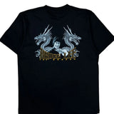 Bruce Lee The Dragon The Roxx Single Stitch T-Shirt - Large Black Cotton